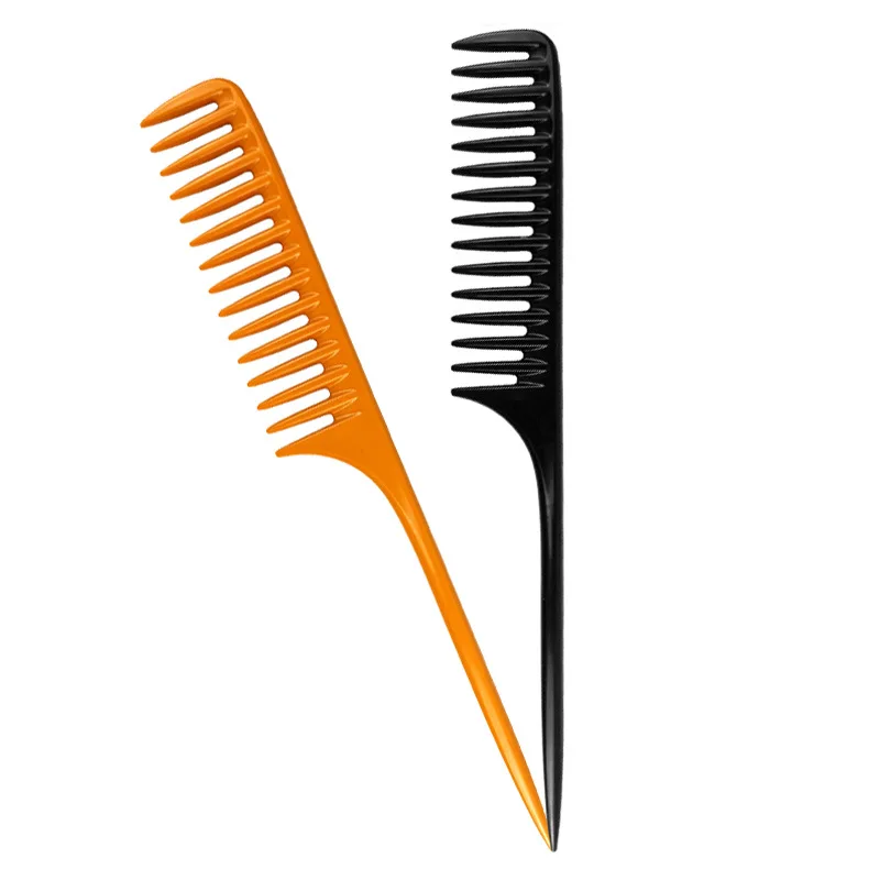 

Professional Tip Tail Hair Comb for Salon Barber Accessories Hairbrush Hairdressing Tool DIY Hair Wide Teeth Combs Random Color