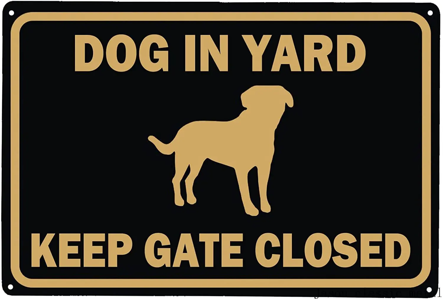 

AEIOUO Dog in Yard Keep Gate Closed Wall Door Sign Please Keep Gate Closed Vintage Retro Metal Indoor Outdoor Road Firm Signs