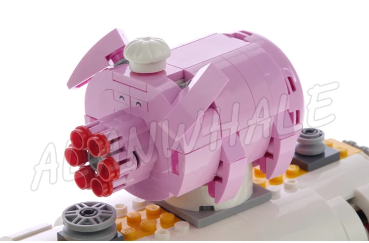 862 шт. Monkie Kid грузовик с едой Pigsy's дурацкий автомобиль переднее крыло дядя Qiao 11542