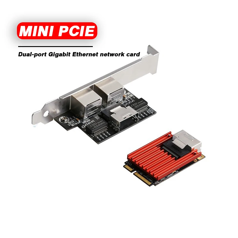 Mini PCI Express PCIe  Intel I350  Ethernet    Ethernet   RJ45 DOS  1000 / 5 /