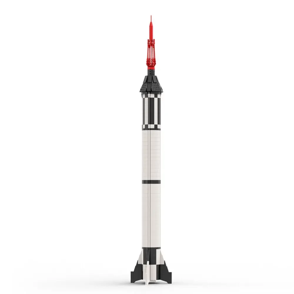 MOC-79193 Space Explore Rocket набор строительных блоков модель Mercuryed-Redstone для запуска