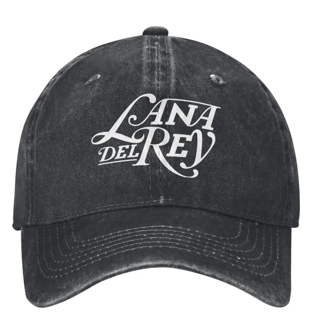 Бейсболка White Lana Del Ray с логотипом Denniim Спортивная уличная Кепка-тракер летние