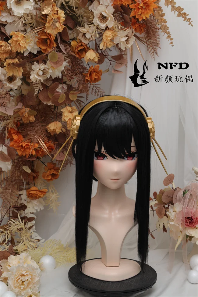 

(NFD045) Full head super sweet female resin crossdressing Doll kig cosplay kigurumi mask