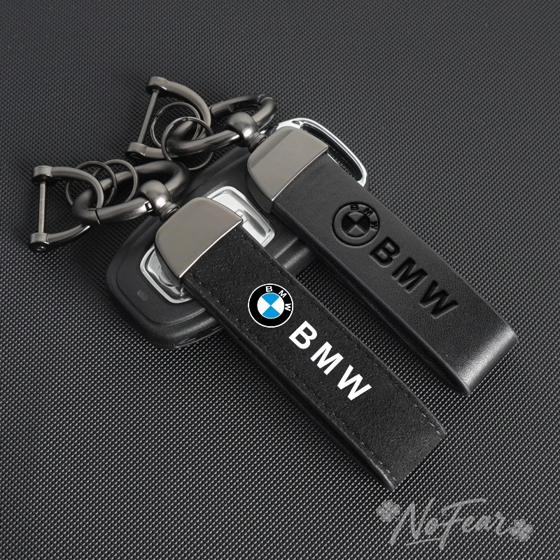 Фото Кожаные брелоки для ключей BMW F30 F10 E90 F20 E46 E60 E70 E39 E36 E87 X7 E92 E91 E28 X3 X1 X2 X5 X6 E3, автомобильные наклейки №3