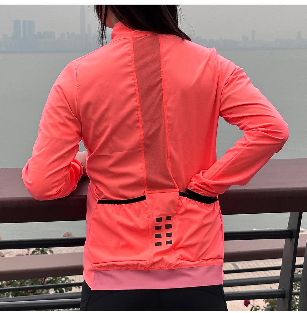 WOSAWE Женская Велосипедная Куртка Водонепроницаемая Ветрозащитная Дышащая С