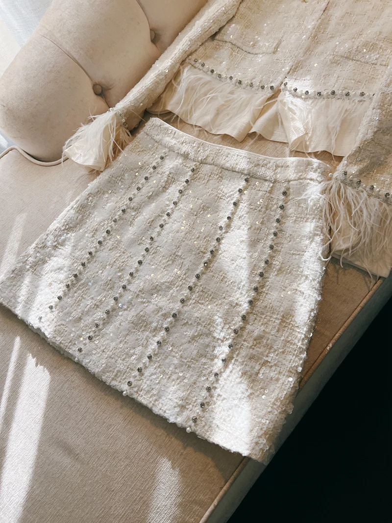 Lingzhiwusis Французский Винтаж Королевский ручной работы вышивка бисером перья