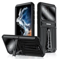 for samsung galaxy s22 s21 ultra plus fe ip54 waterproof case aluminum cover heavy duty 360 protection