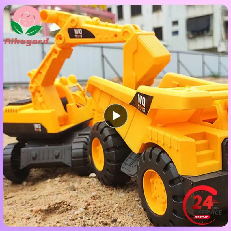 

Simulated Drop Resistant Excavator Excavator Sliding Sand Toys Plastic Kids Birthday Gift Engineering Truck Car Toy Outdoor Toy