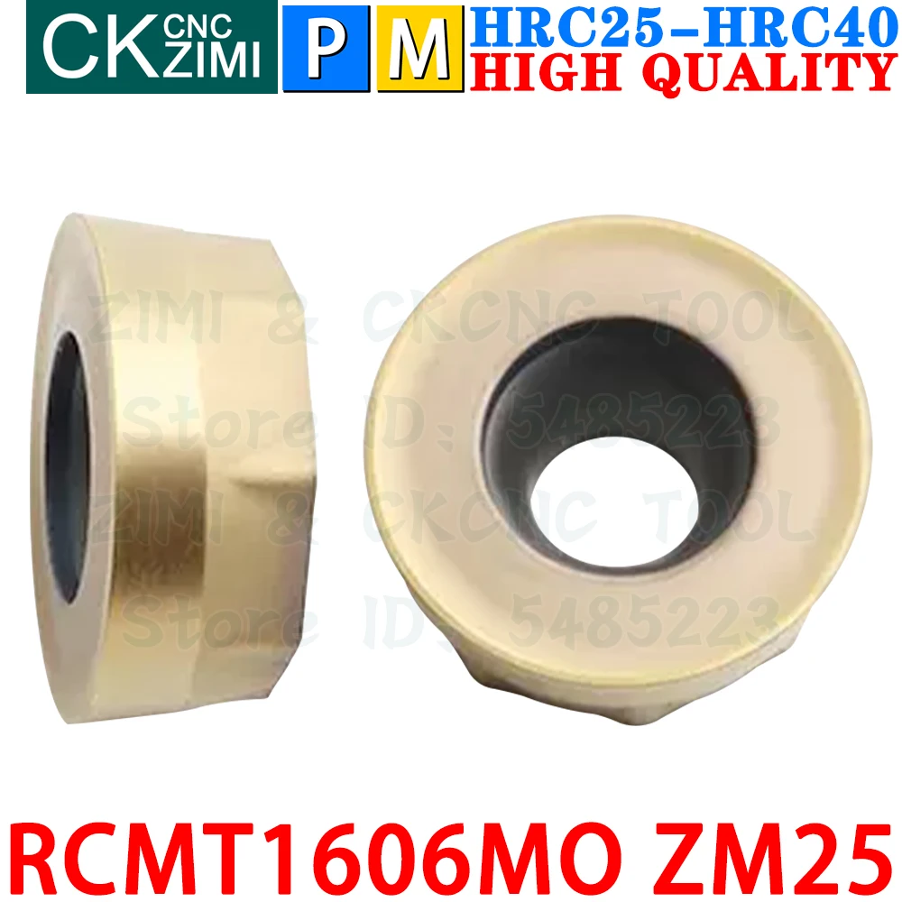 Фото RCMT1606MO ZM25 RCMT 1606 MO EMRW 8R Твердосплавные пластины Пластины для круглого фрезерования Индексируемые инструменты для торцевого фрезерования Инструменты для токарных станков с ЧПУ Для стали Нержавеющая сталь №5