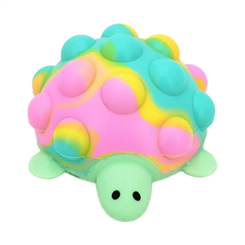 

Stress Balls Fidgets Toy 3D Squeeze Balls Colorful Turtle Squeeze Ball Portable Anti Stress Sensory Game Toy Party Favor For