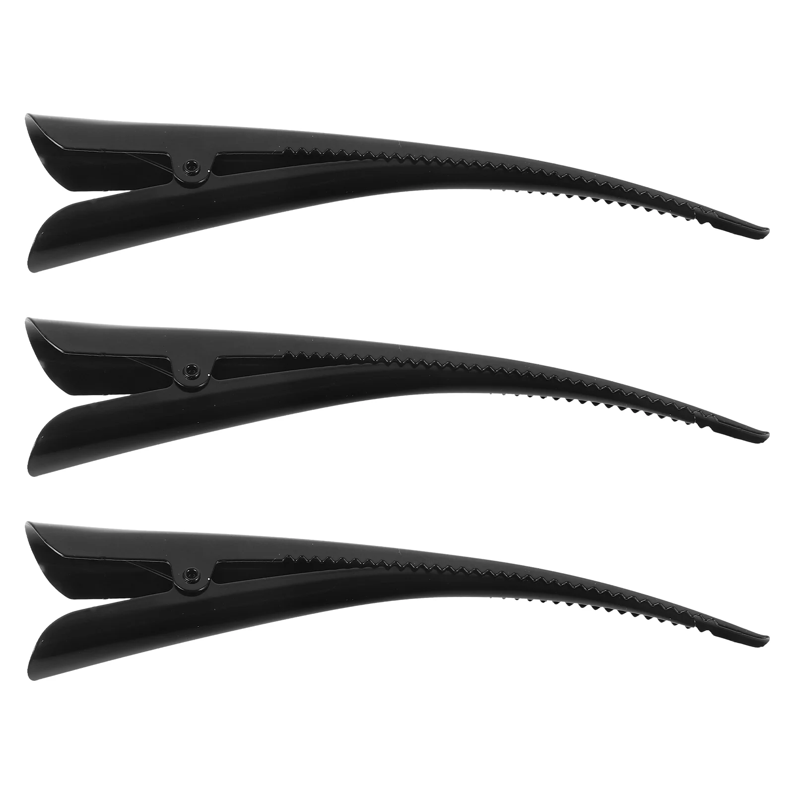 3 Pcs Hair Barrettes Crimper Tool Accessories Clips Women's Large Alligator Big