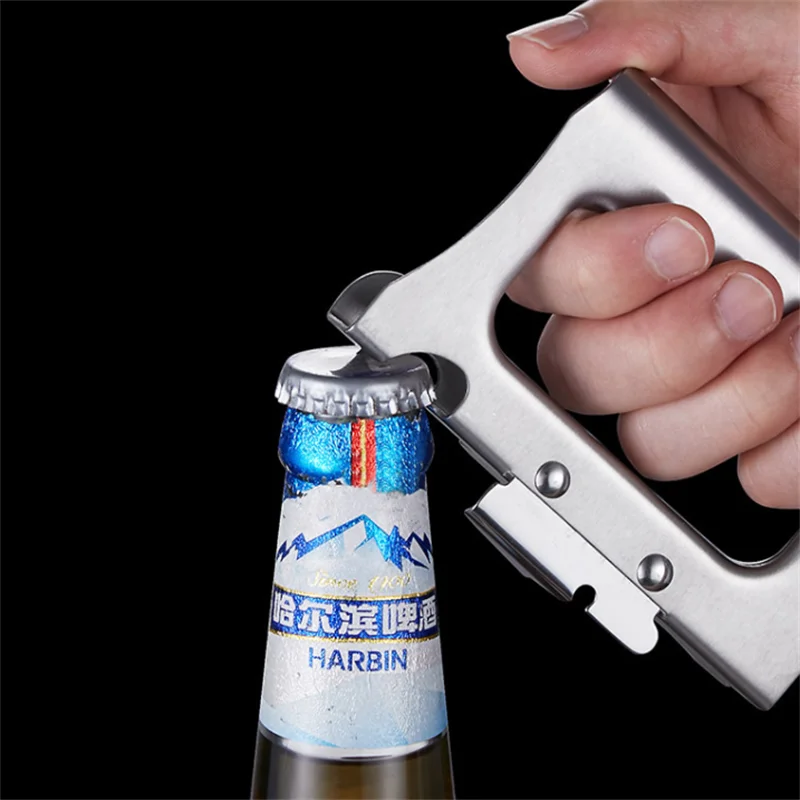 

Stainless Steel Multifunctional Bottle Opener Beer Beverage Container Can Opener Home Kitchen Accessories Gadgets