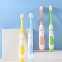 childrens soft bristle clean toothbrush silicone handle childrens cartoon candy color toothbrush