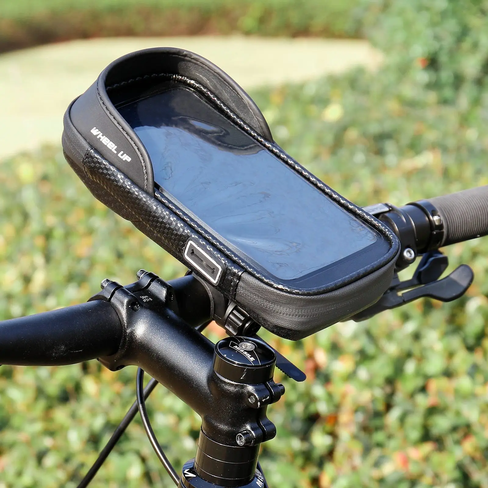 

Bike Bag 1L Frame Front Tube Cycling Bag Bicycle Waterproof Phone Case Holder 7 Inches Touchscreen Bag Accessories Hotselling