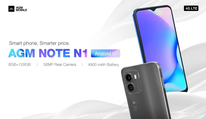 Смартфон AGM N1 ЦП T606 120 Гц 6 517 дюйма 4G 8 Гб ОЗУ 128 ПЗУ Android