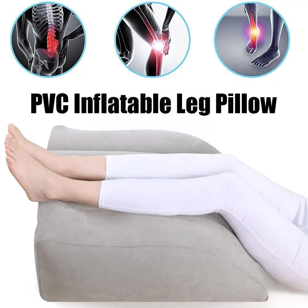 

1pcs Inflatable Elevation Wedge Memory Foam Leg Foot Raiser Pillow Support Cushion Massage Support Body Pillow For Pregnant U7q5
