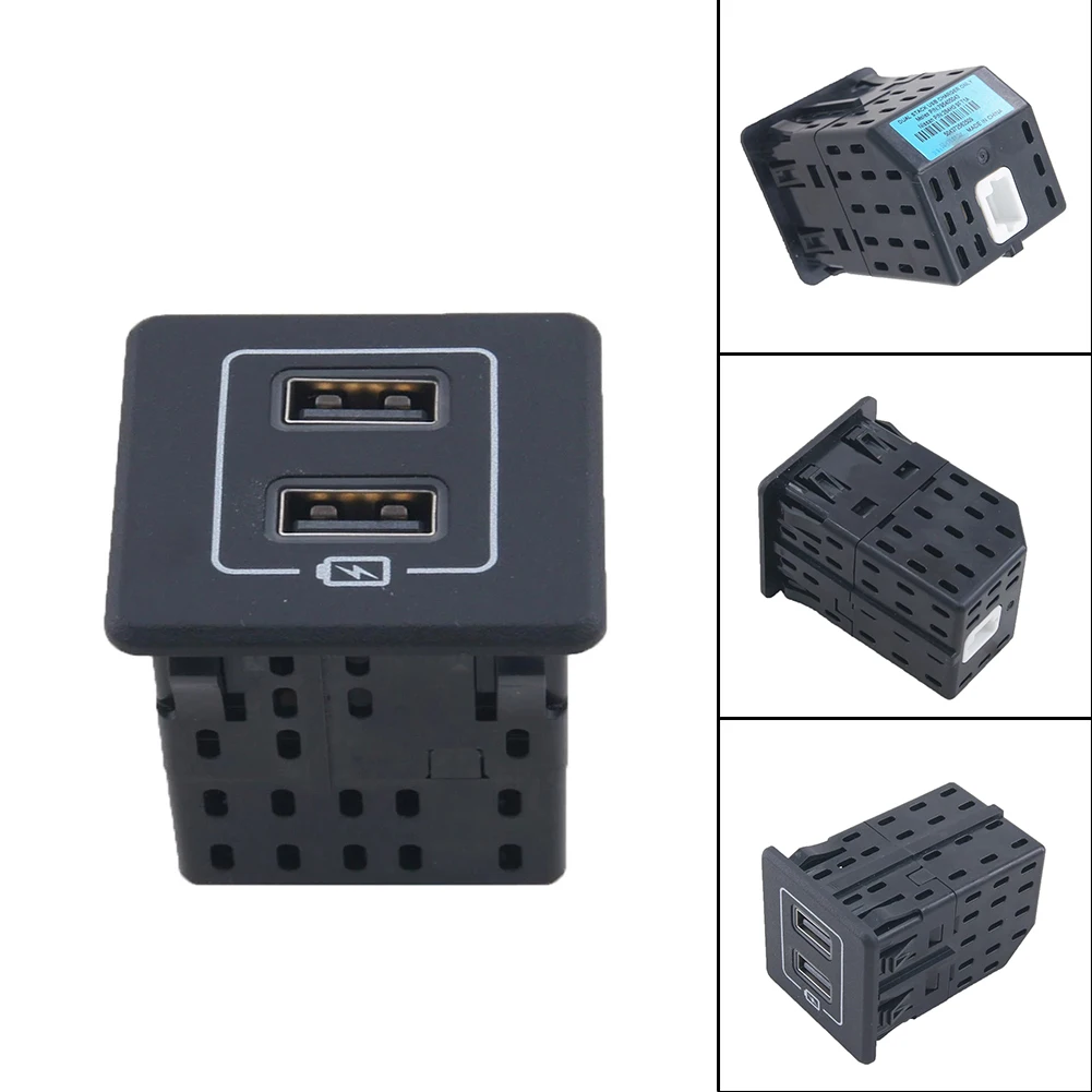 

Автомобильное зарядное устройство с двумя USB-портами, интерфейсный модуль, гнездо для Nissan Maxima Pathfinder 2017-2019 284H3-9FT1A, Вспомогательное аудио USB