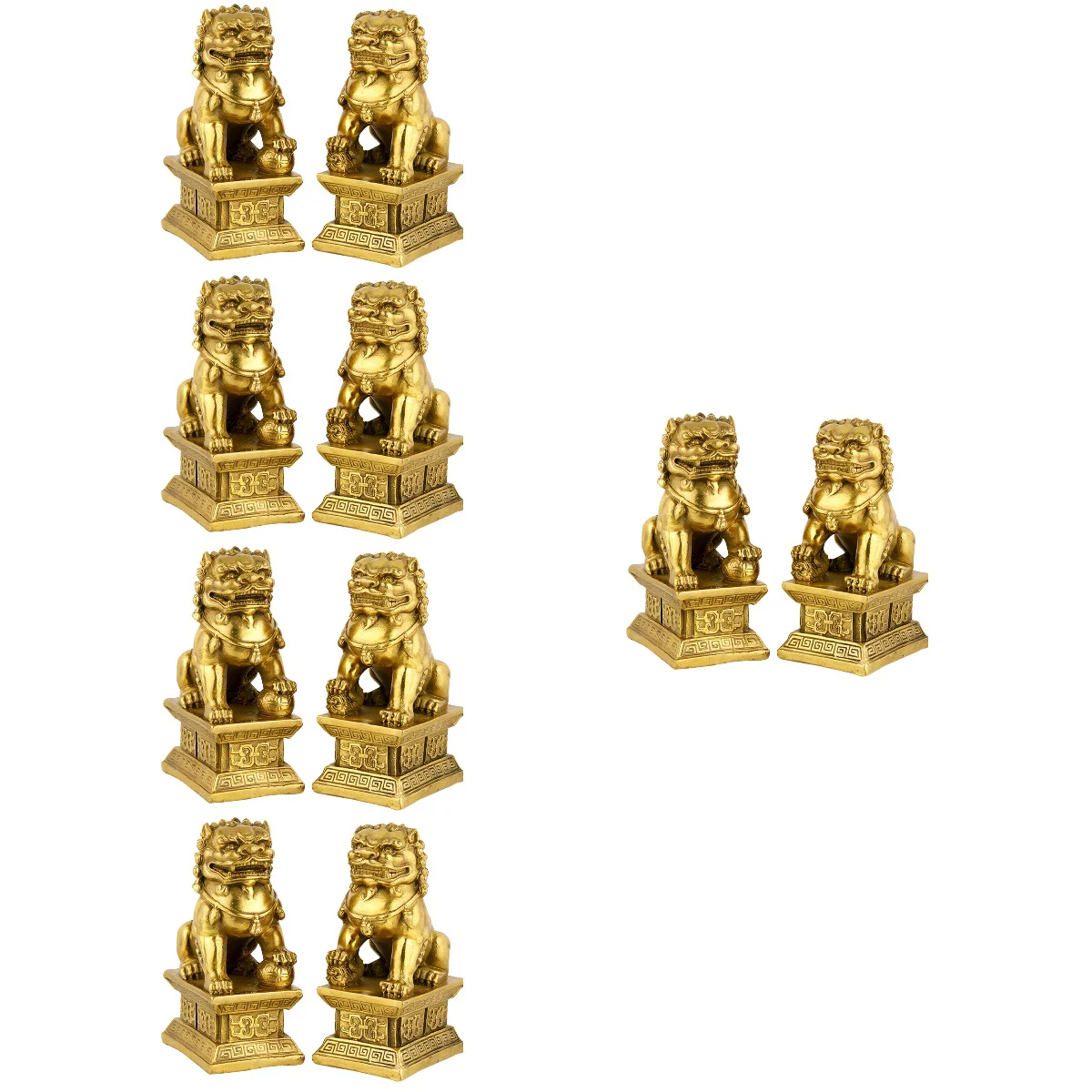 

10 шт., декоративные статуи льва для дома и улицы