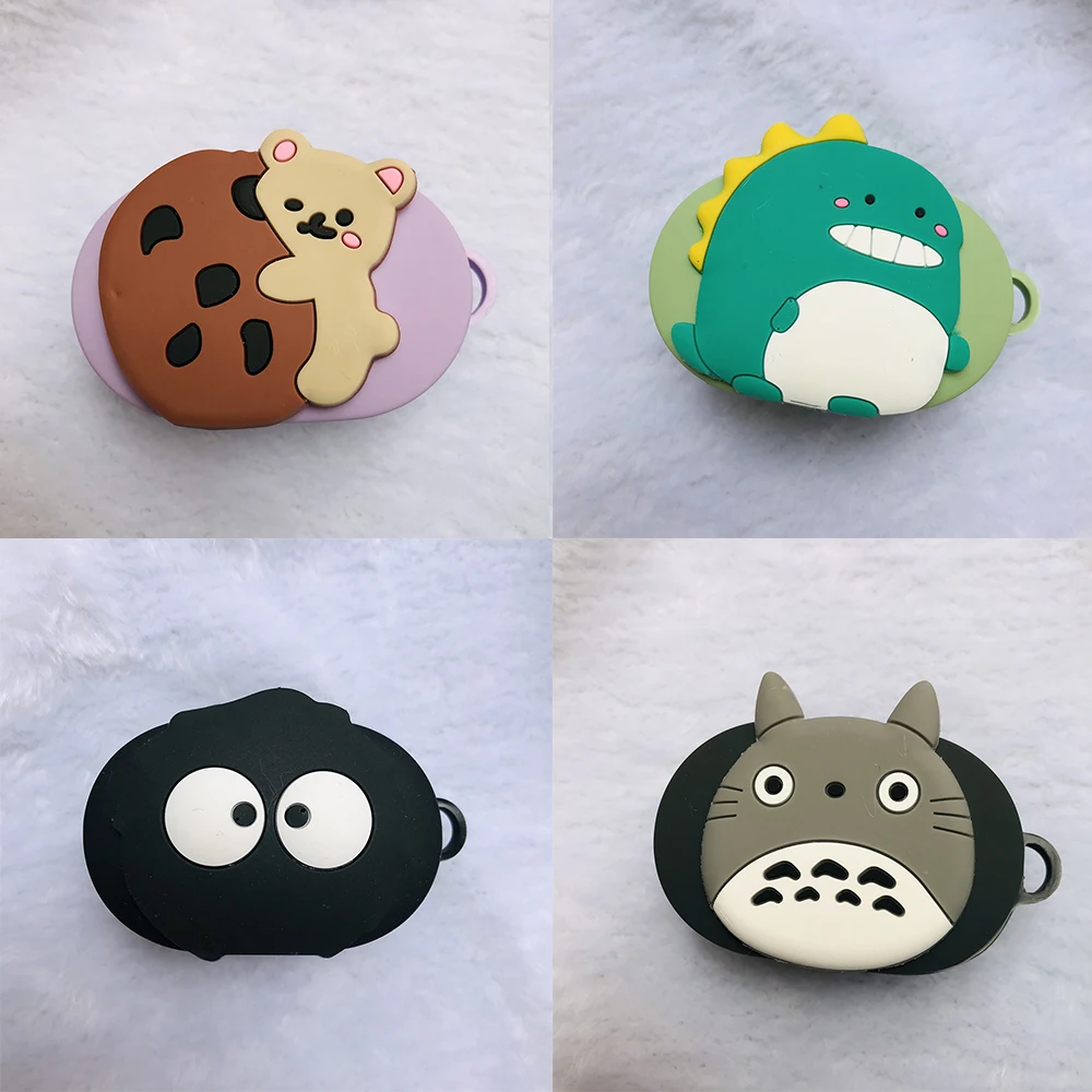 For Xiaomi Redmi AirDots Case cute 3D cat Avocado/flower with hook Silicone Earphone Cover for S coque | Электроника
