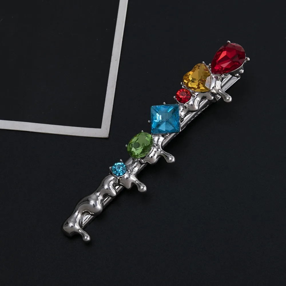 

Fairy Hair Accessories Crystal Headdress For Girl Duckbill Clip Korean Style Barrettes Women Hair Clip Hair Edge Clip