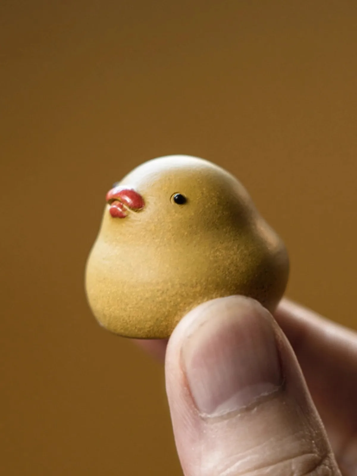 Yixing Фиолетовый Глиняный чай мини желтая утка маленькая скульптура аксессуары