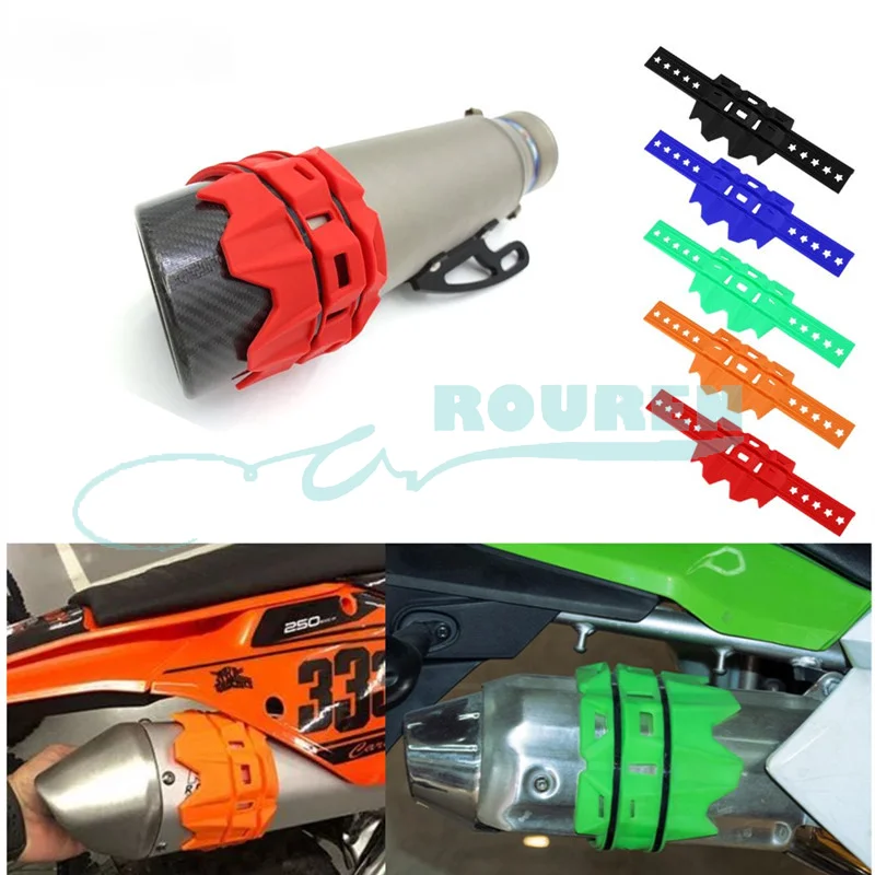 

Аксессуары для мотоциклов, хвостовой наконечник выхлопной трубы, глушитель, защитный экран для скорпиона, кафе, Racer, скремблер, измельчитель, модифицированные детали