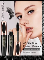 waterproof diemeina 4d silk fiber lash mascara effet faux cils lengthens eyelash growth lash lift bulklash