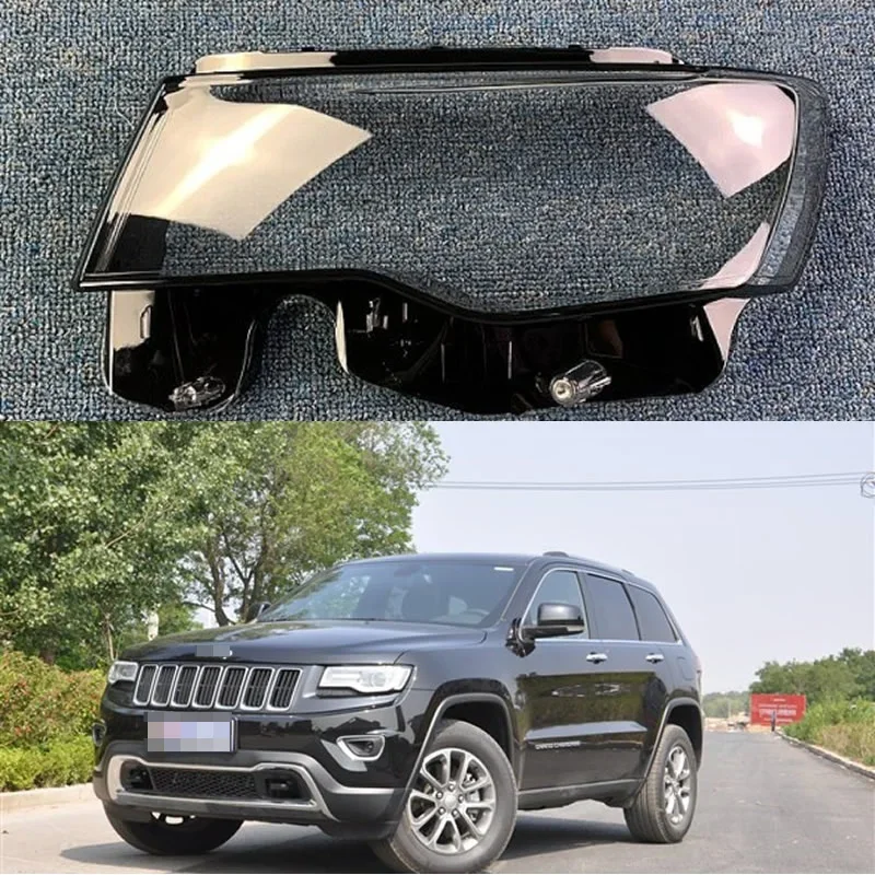 

Автомобильные аксессуары для Jeep Grand Cherokee 2014 2015 2016 2017 2018 2019, крышка фары, прозрачный абажур из оргстекла, корпус лампы