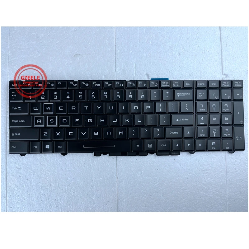 

Новая клавиатура US для ноутбука Clevo P750 P751DM P770 P775DMG/TM P870DM3/TM1 X799 X599 без подсветки