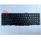 Новая клавиатура US для ноутбука Clevo P750 P751DM P770 P775DMGTM P870DM3TM1 X799 X599 без подсветки