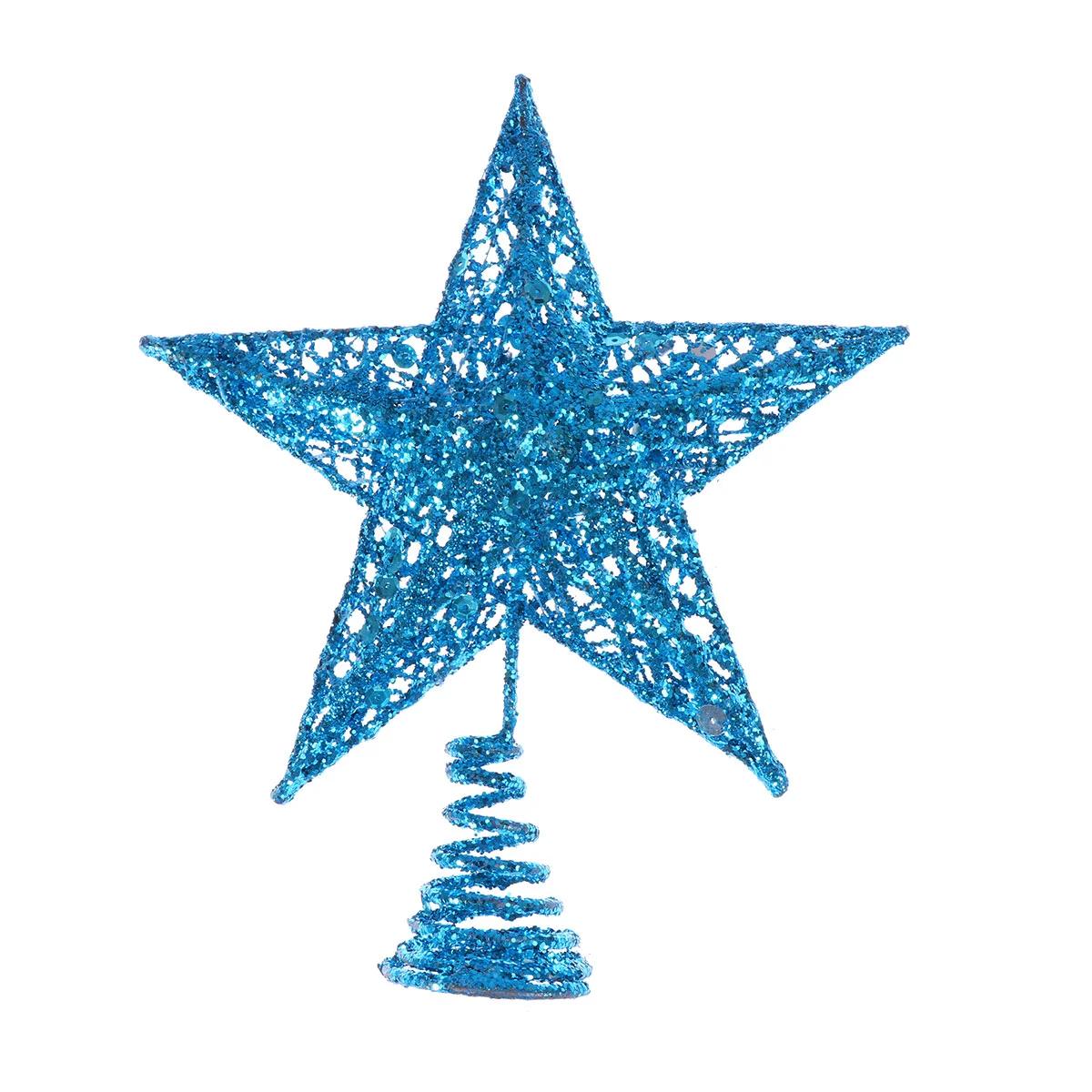 

Tree Christmas Star Topper Blue Large Stars Decorations Ornaments Ornament