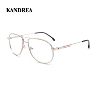 kandrea retro metal classic pilot glasses frame men women 2022 fashion optical myopia prescription glasses eyewear hg5823
