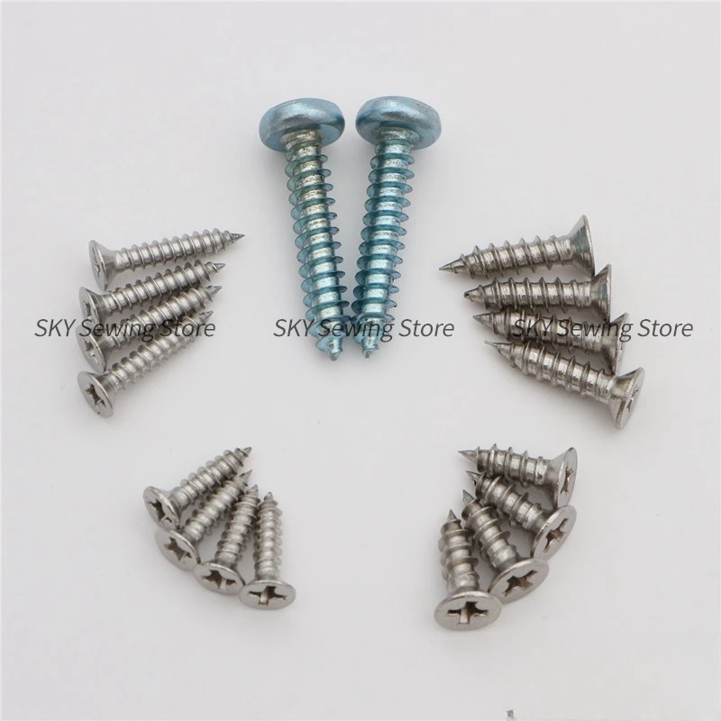 10 шт. винты для настольной пластины из нержавеющей стали крышки саморезы Tajima Barudan