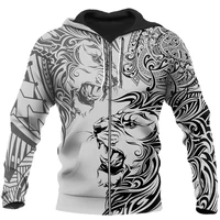 2021king lion 3d all over printed unisex shirts oversized hoodie fashion streetwear man sweatshirt man zipper iii