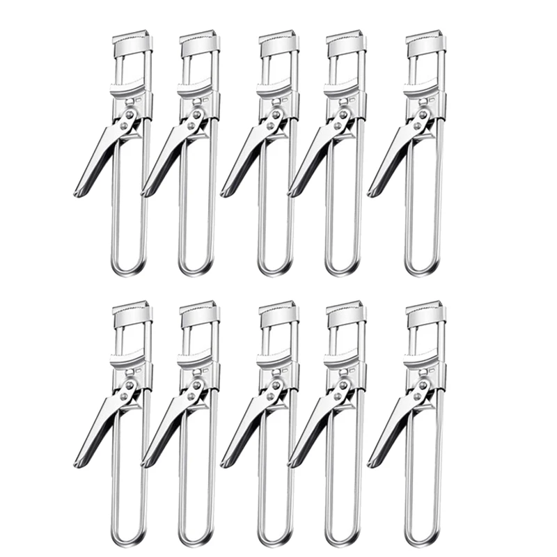 

10 Pcs Master Opener Adjustable Jar&Bottle Opener,Kitchenware Stainless Steel Adjustable Multifunctional Side Cut Opener
