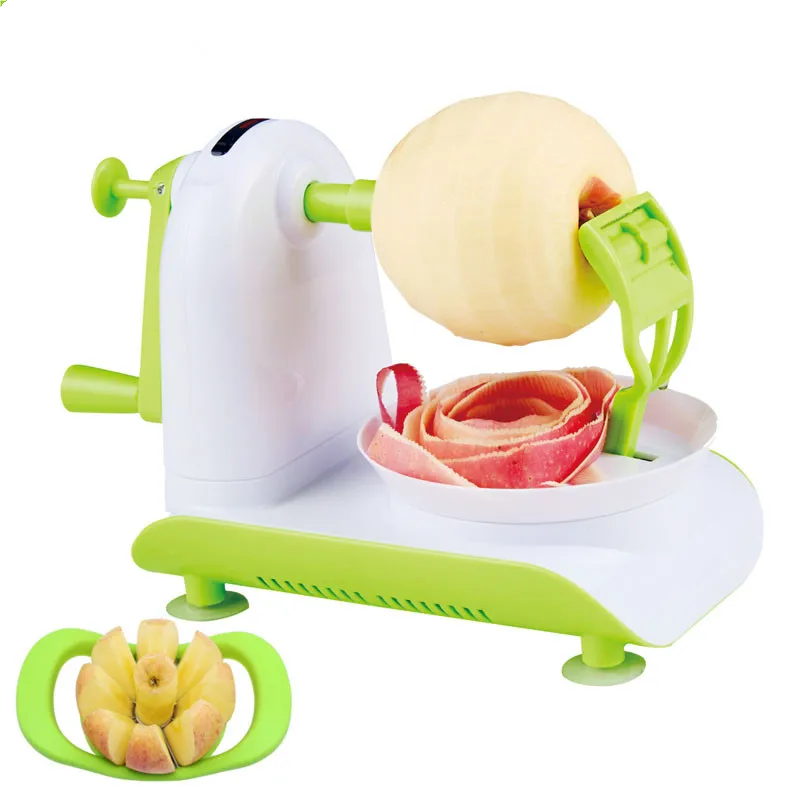 

Rotary Apple Peeler Machine Stainless Steel Multifunction Hand Handle Avocado Potato Slicer Vegetable Fruit Tool Kitchen Gadgets