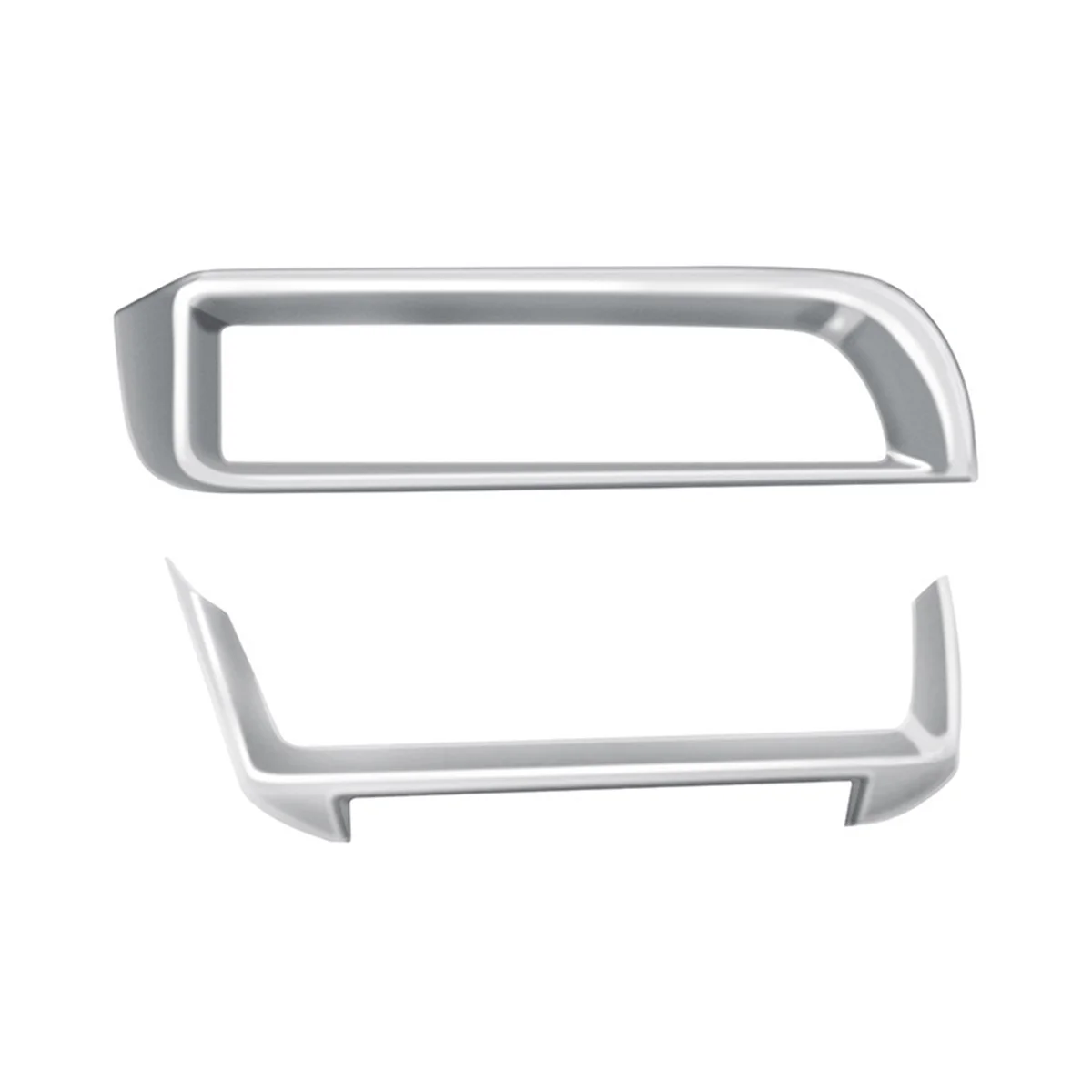 Автомобильная Серебристая консоль кондиционера решетчатая рамка для Toyota Prius 60