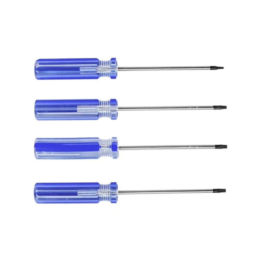 

4pcs Precision Hexagon Screwdriver Driver Security Drill Magnetic Bit Torx Screwdriver Flat Head For T8 T9 T10 Screwdrivers