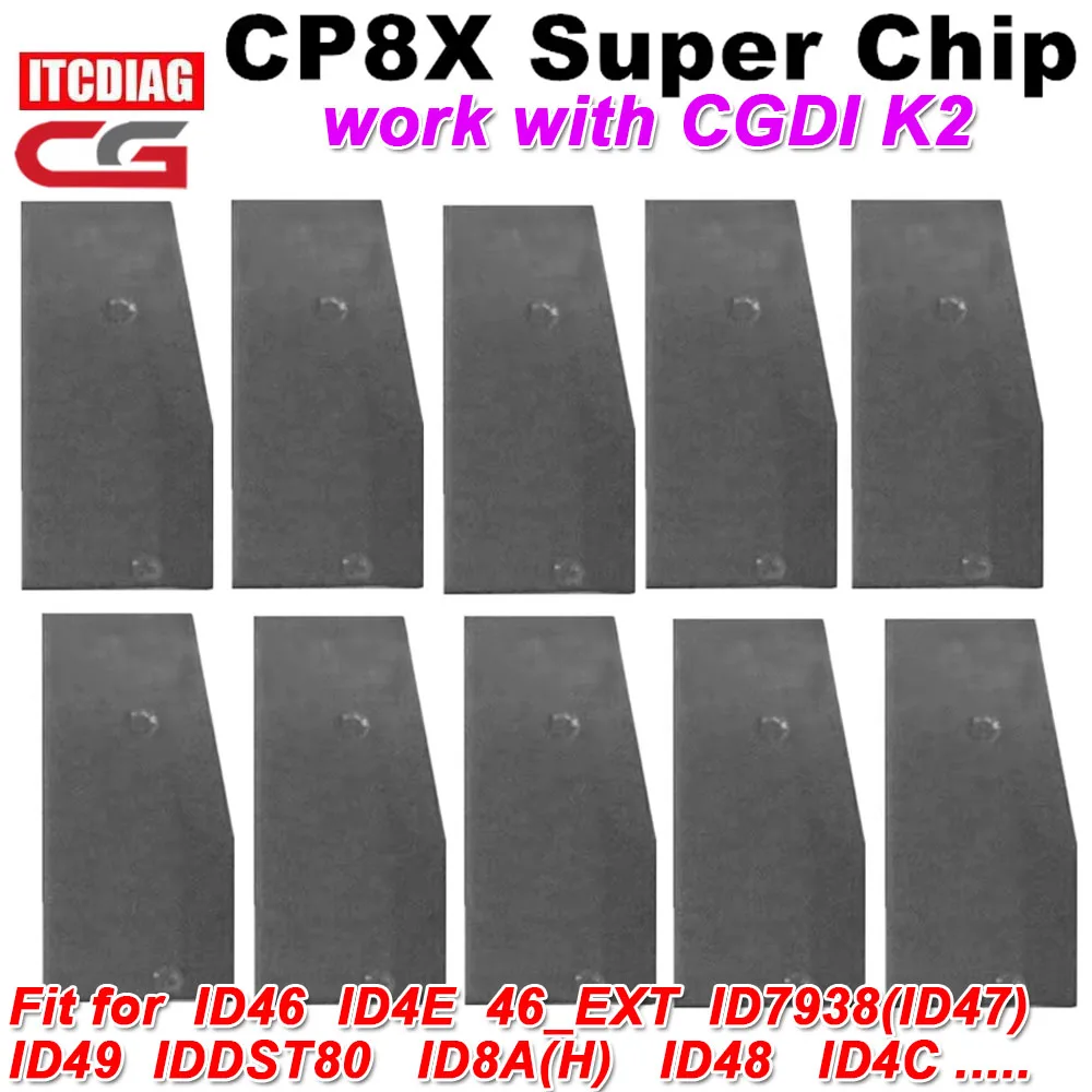 

Новый суперчип CGDI CP8X работает с инструментом для программатора умных ключей CGDI K2