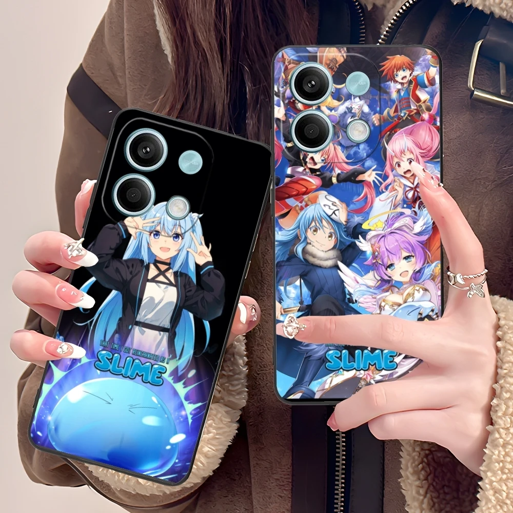 Чехол для мобильного телефона Slime Tensura Rimuru Xiaomi POCO M6 M5 M4 M3 X6 X5 X4 X3 F6 F5 F4 F3 F2 C40 Pro GT 5G