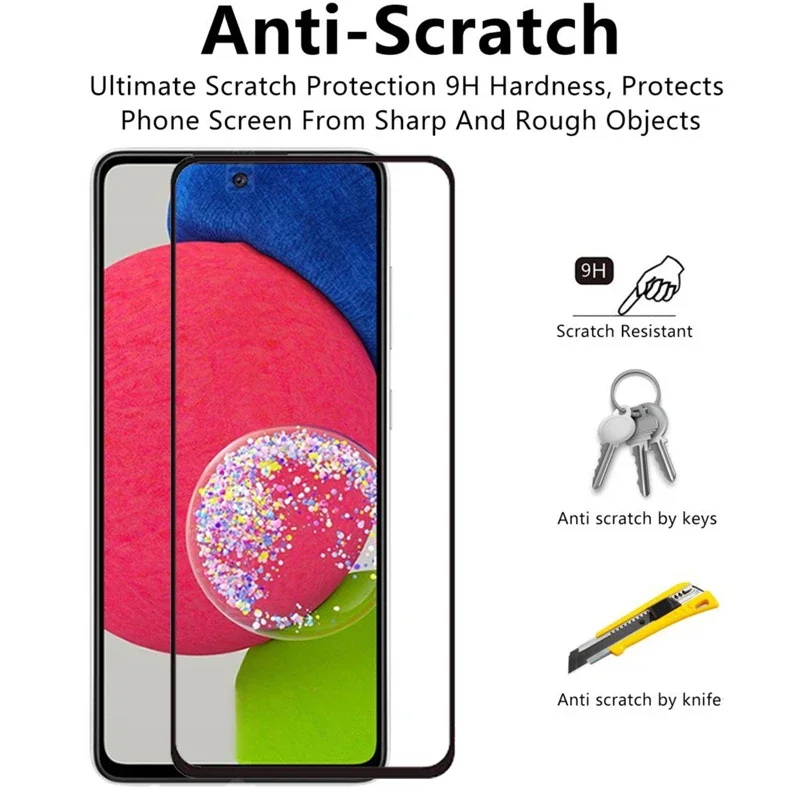 чехол для samsung a52 a52s 5g защитная пленка экрана закаленное стекло на galaxy 52s 52a 6.5 coque