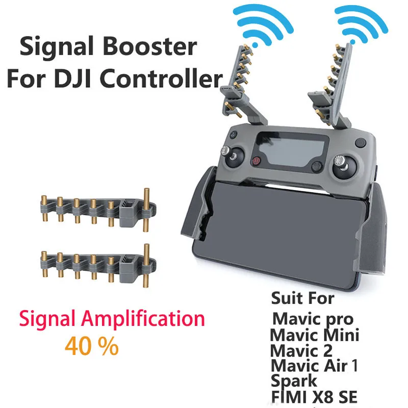 

Пульт дистанционного управления усилитель Сигнала Антенна расширитель диапазона для DJI Mavic 2 / Mavic Mini /Fimi X8 SE Phantom 3 4 запчасти для дрона