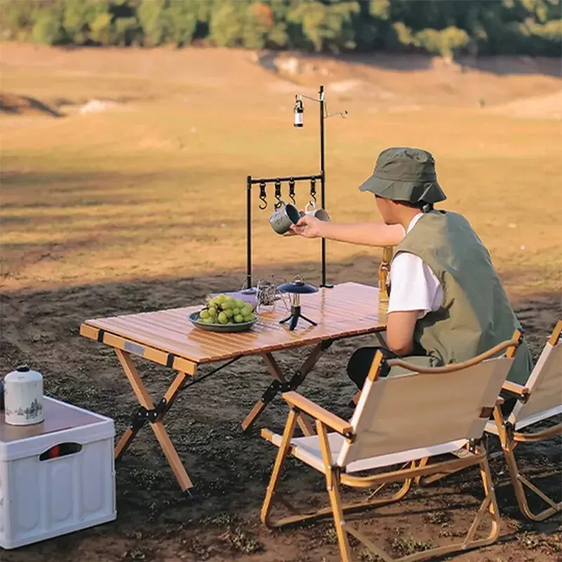 WESTTUNE Легкая Алюминиевая Уличная Настольная Подставка Для Кемпинга Подвесная