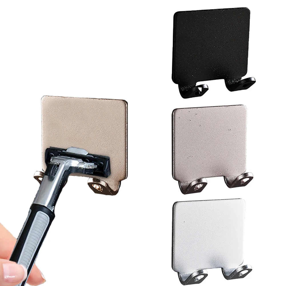 

2/3pcs Razor Hooks Holder Stainless Steel Plug Storage Rack Multifunction Wall Men Shaving Shaver Organization Shelf Accessories