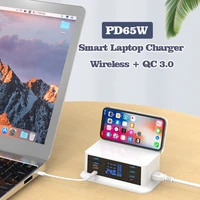 charger pd120w gan 65w qc3 0 quick charge wireless pps type c hub for notebook ipad tablet iphone x 7 xiaomi samsung smart watch