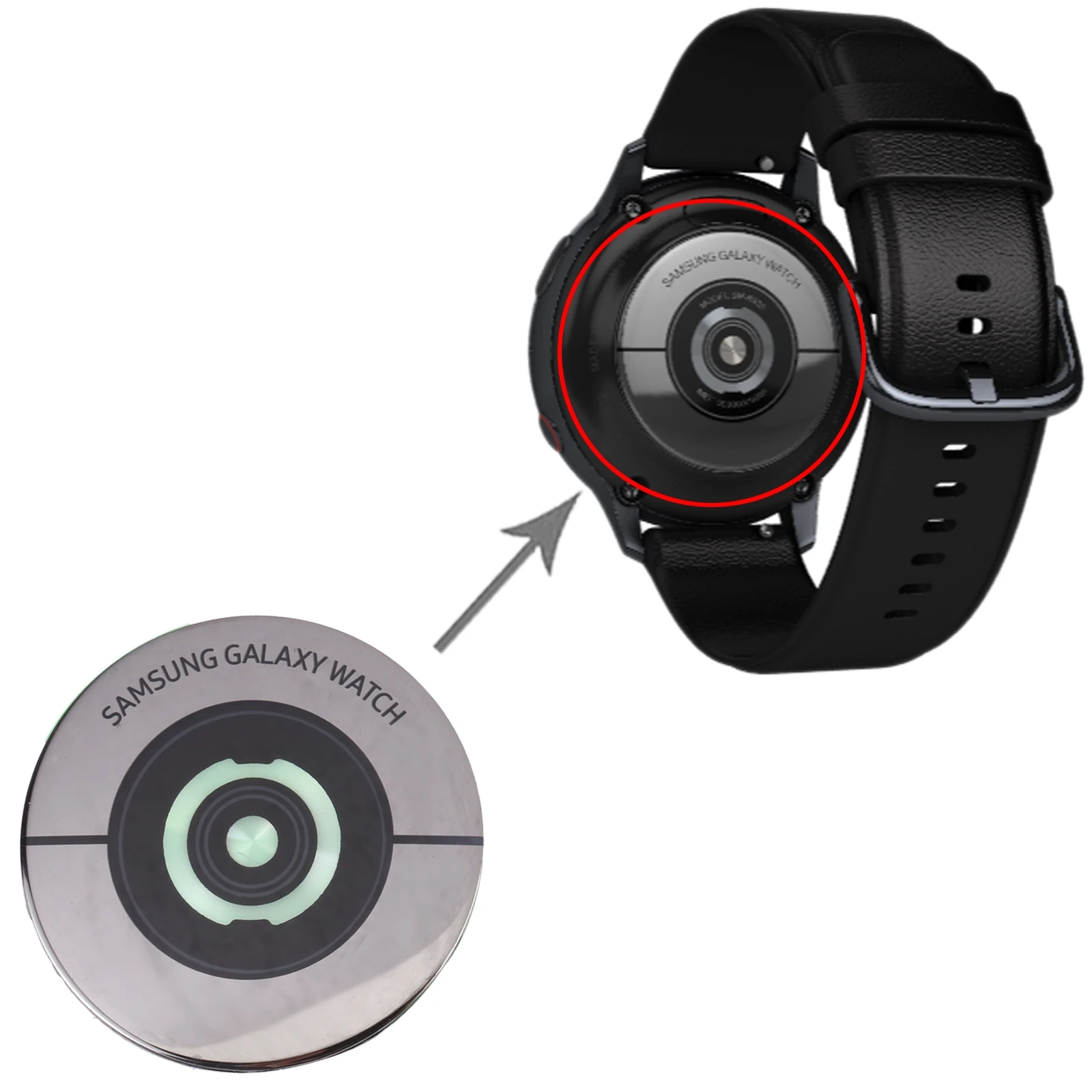 

Original Rear Back Glass Lens Cover For Samsung Galaxy Watch Active 2 SM-R830/R835/R840/R845/R850/R855/R820/R825