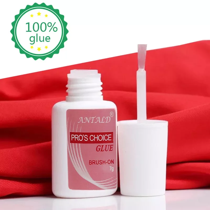 

100% False Nail Glue With Brush For Fake Tips Acrylic Pegamento Para Unas Tool For Nail Rhinestone Glue Colle A Faux Ongle