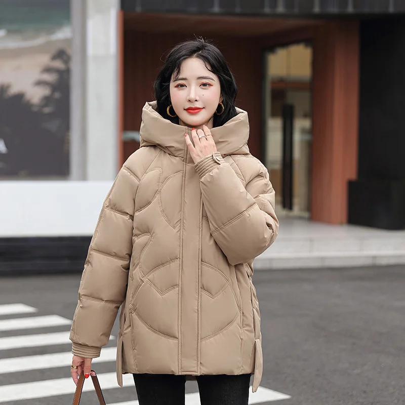 New Winter Women Jacket Warm Parkas Female Thicken Coat Cotton Padded Hooded Outwear Casual Loose Women Snow Parka Jackets