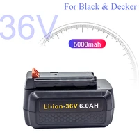 for black decker 36v 6000mah li ion rechargeable power tool battery lbxr36 bl2036 lbx2040 lst136lst420lst220 l50