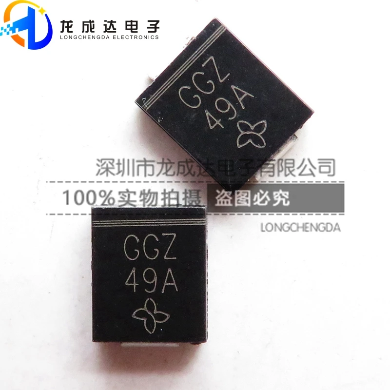 

30pcs original new TVS transient suppression diode SMCJ100CA screen printing GGZ 100V bidirectional SMC DO-214AB